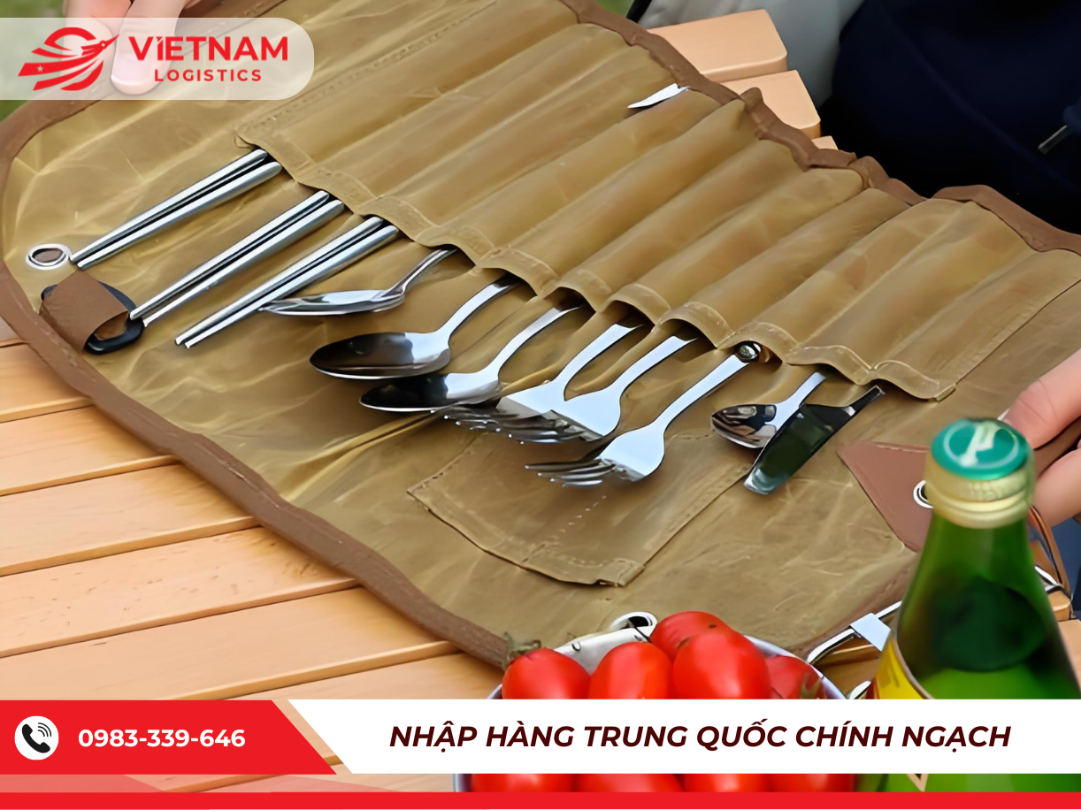 Dụng cụ ăn uống dao thìa dĩa cắm trại